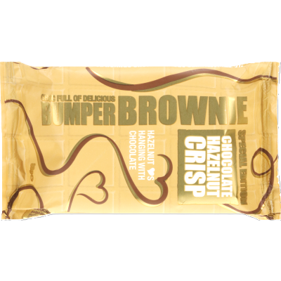 Bumper Chocolate Brownie Hazelnut Crisp Bar 80g