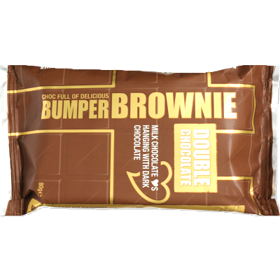 Bumper Double Chocolate Brownie Slice 80g
