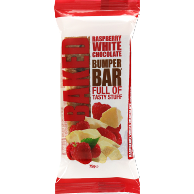 Bumper Raspberry White Chocolate Bar 75g