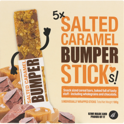 Bumper Salted Caramel Sticks 5 x 30g