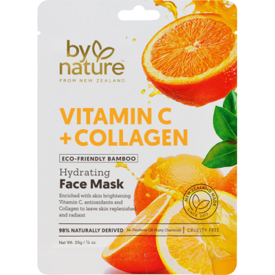 By Nature Vitamin C & Collagen Hydrating Face Mask 20g