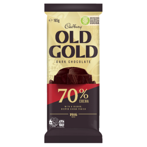 Chocolate Block Cadbury 70% Cocoa 165g