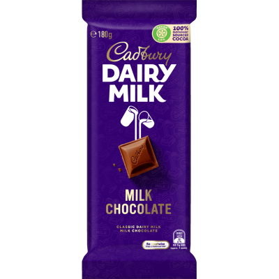 Cadbury Dairy Milk Chocolate Block 180g