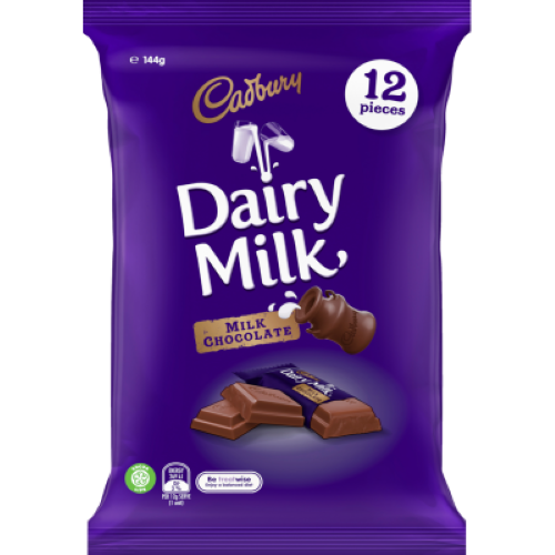 Cadbury Dairy Milk Chocolate Sharepack 144g