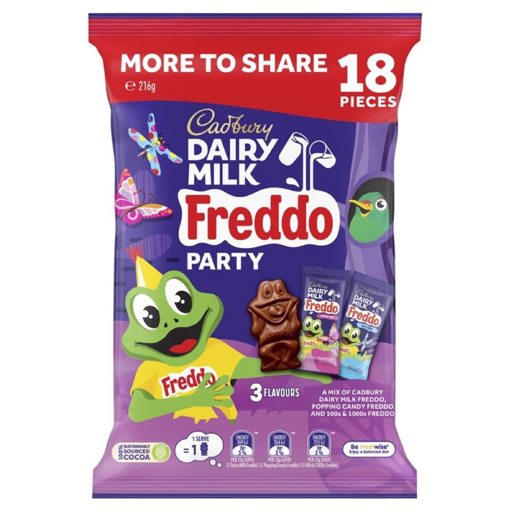 Cadbury Dairy Milk Freddo Party Sharepack Freddo Party Sharepack 216g
