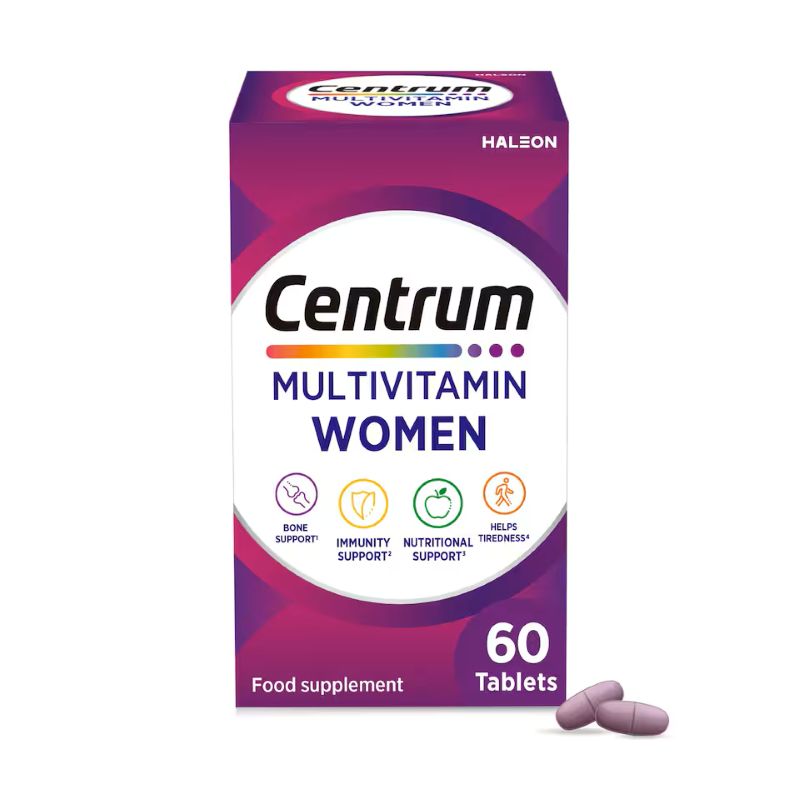 Centrum For Women Film Coated Tablets 60pk