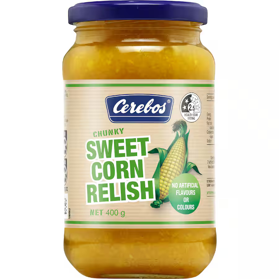 Cerebos Chunky Sweet Corn Relish 400g