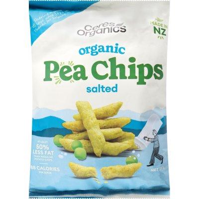Ceres Organics Salted Pea Chips 100g