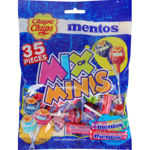 Chupa Chups Mentos Mix Of Minis 290g
