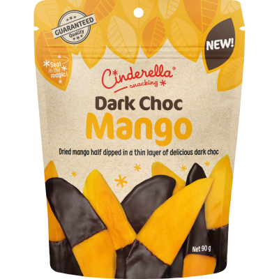 Cinderella Dark Choc Mango 90g