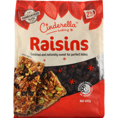 Cinderella Raisins 400g