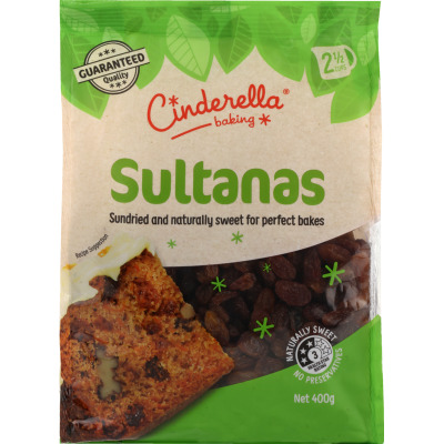 Cinderella Sultanas 400g