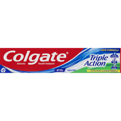 Colgate Triple Action Original Mint Toothpaste 80g