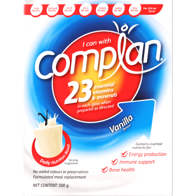 Complan Vanilla Formulated Meal Replacement 500g