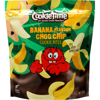 Cookie Time Banana Choc Chip Cookie Bites 250g