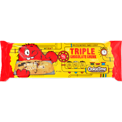 Cookie Time Cookies Triple Chocolate Chunk 9 x 70g