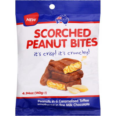Cooks Scorched Peanut Bites 140g