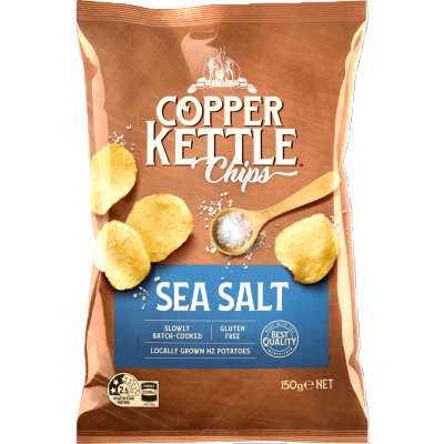 Copper Kettle Sea Salt Potato Chips 150g