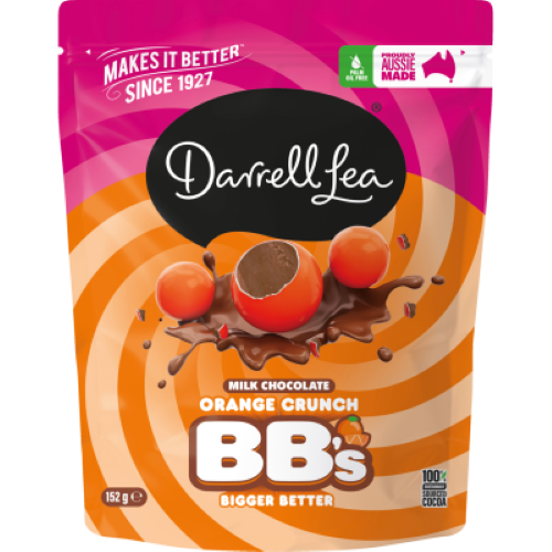 Darrell Lea Orange Crunch BB Confectionery 152g