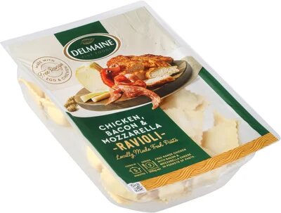 Delmaine Chicken Bacon & Mozzarella Ravioli 300g