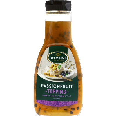 Delmaine Passionfruit Topping 360g