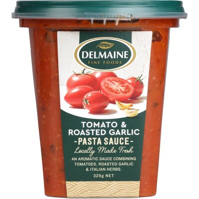 Delmaine Tomato & Roasted Garlic Pasta Sauce 325g