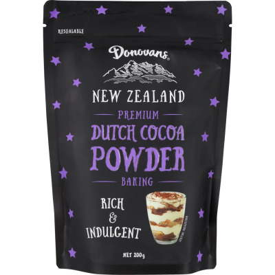 Donovans Premium Dutch Cocoa Powder 200g
