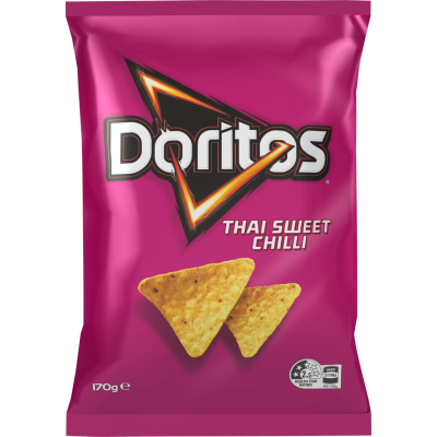 Doritos Thai Sweet Chilli Corn Chips 170g