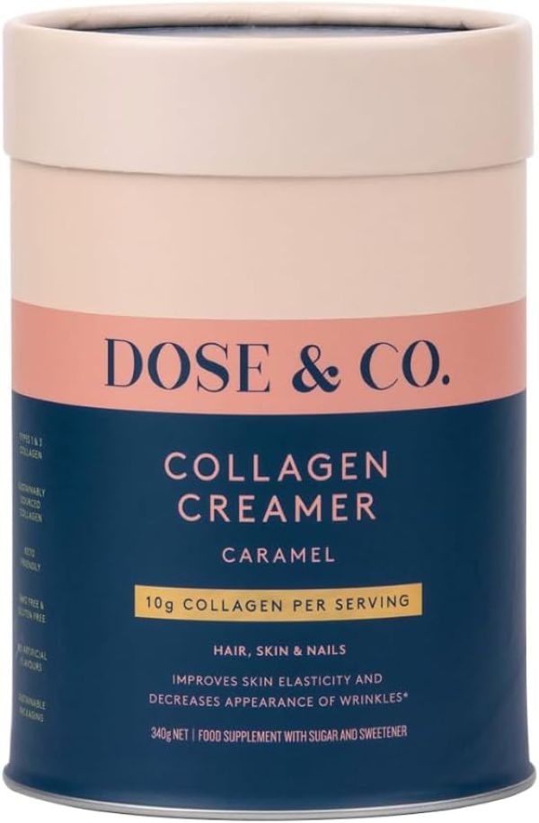 Dose & Co Caramel Collagen Creamer 340g