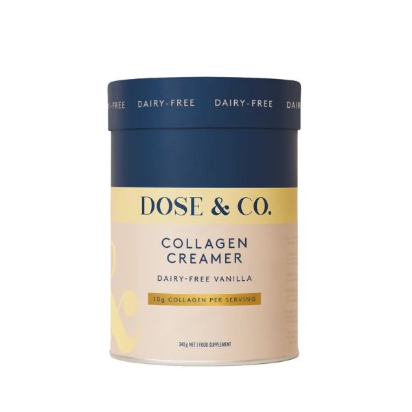 Dose & Co Dairy-Free Vanilla Collagen Creamer 340g