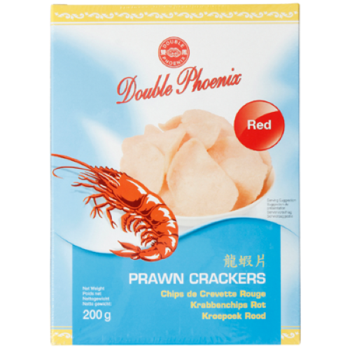 Double Phoenix Prawn Crackers Pink 200g