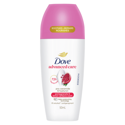 Dove Advanced Care Pomegranate Scent 72Hr Antiperspirant Roll On 50ml