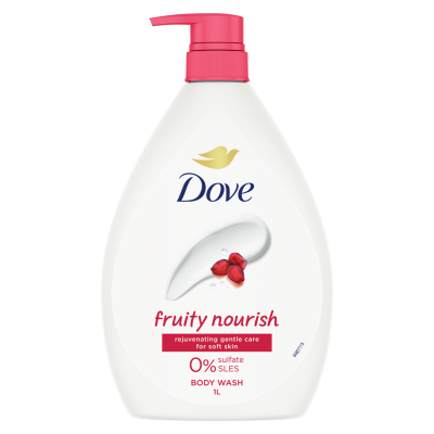 Dove Fruity Nourish Body Wash 1l
