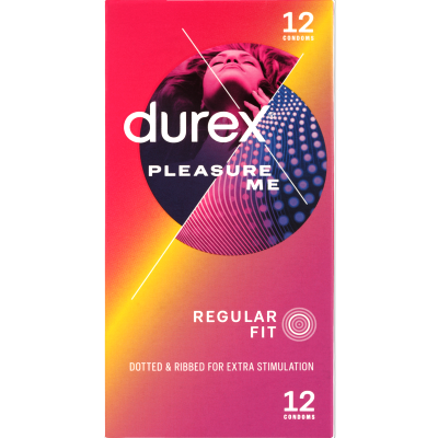 Durex Pleasure Me Condoms 12pk