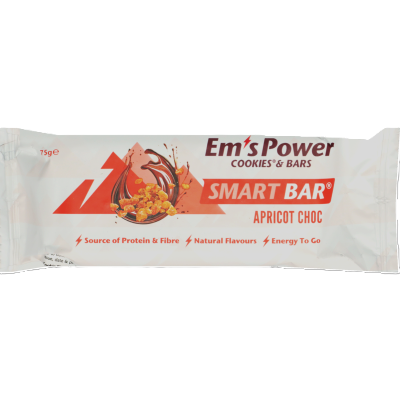 Em's Power Cookies Apricot Choc Smart Bar 75g