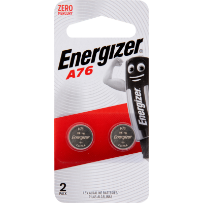 Energizer A76 Calculator Battery 2pk