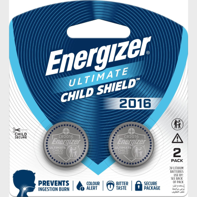 Energizer CR2016 Ultimate Lithium Coin Battery 2pk