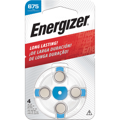 Energizer Hearing Aid 675 Battery 4pk