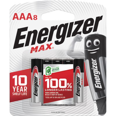 Energizer Max AAA Battery 8pk