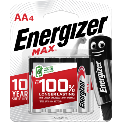 Energizer Max AA Battery 4pk