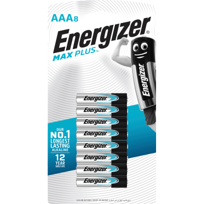 Energizer Max Plus Advanced AAA Battery 8pk