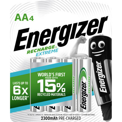 Energizer Recharge Extreme AA Battery 4pk