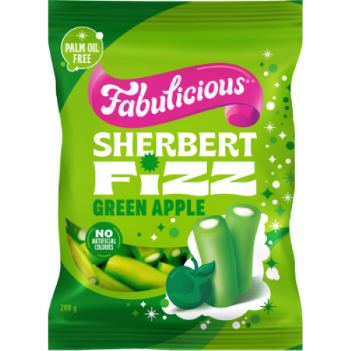 Fabulicious Green Apple Sherbert Fizz 200g