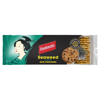 Fantastic Seaweed Rice Crackers 100g