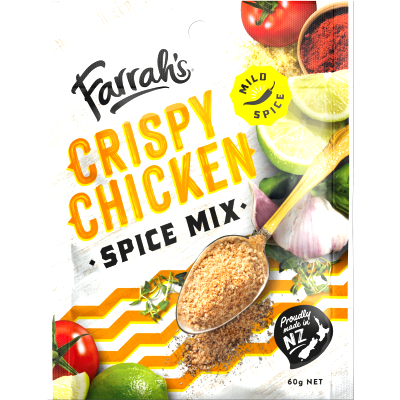 Farrah's Crispy Chicken Mild Spice Mix 60g