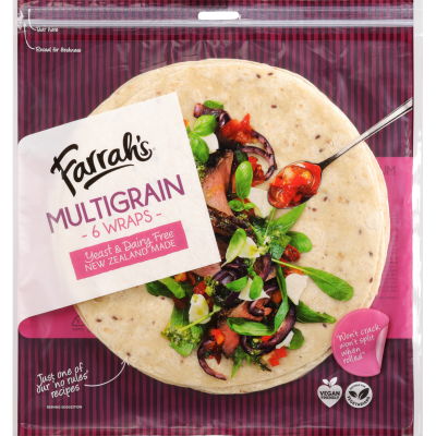 Farrah's Multigrain Wraps 6pk