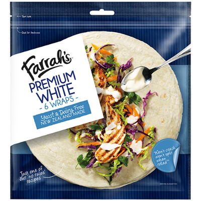 Farrah's Wraps Premium White 6pk