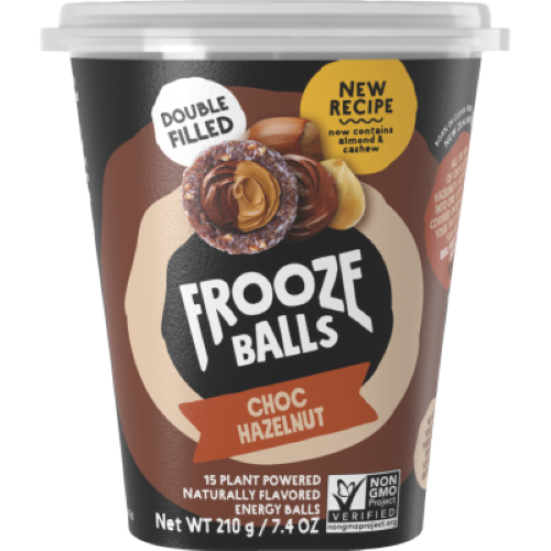 Frooze Balls Choc Hazelnut Plant Powered Energy Balls 210g