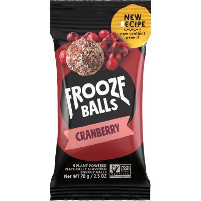 Frooze Balls Cranberry Plant Powered Energy Balls 70g