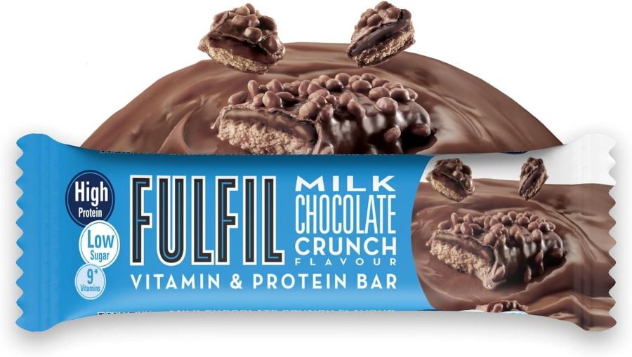 Fulfil Milk Chocolate Crunch Flavour Vitamin & Protein Bar 55g